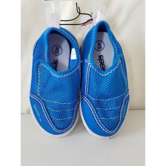 NWT SPEEDO Water Shoes Slip On Toddler Boys Shoes Blue Size Small 5-6 - Picture 7 of 7